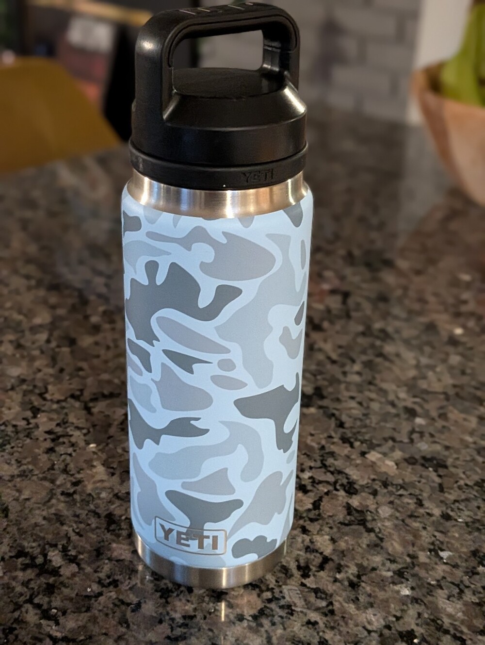 Yeti Bottle Blue Camo